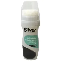 Shoe paint Silver Liquid for suede and nubuck Black 75 ml (8690757001232)