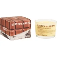Ароматична свічка Sister's Aroma Chocolat Vannille 150 г (4820227785445)