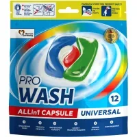 Capsules for washing Pro Wash All in 1 Universal 12 pcs. (4823128001980)