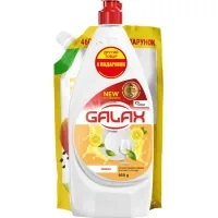 Set of household chemicals Galax Dishwashing liquid Lemon 950 g + Liquid cream soap For my Family Kiwi and mango 950 g (4262396149084)