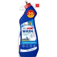 Набір побутової хімії Pro Wash Засіб для чищення унітазу Альпійська свіжість 750 г + Засіб для видалення жиру 500 г (4262396149039)