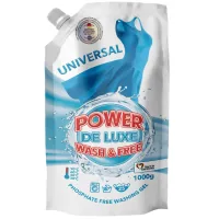 Set of household chemicals Power De Luxe Washing gel Universal 1000 g + Pro Wash Liquid cream soap Milk and honey 460 g (4262396147950)
