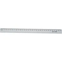 Buromax ruler 30 cm, aluminum, silver color (BM.5800-30)