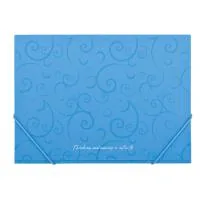Folder with elastic bands Buromax A4, BAROCCO, sky-blue (BM.3914-14)