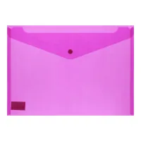 Папка - конверт Buromax А4, with a button, pink (BM.3926-10)