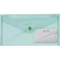 Folder - envelope Buromax DL (240x130mm) TRAVEL, green (BM.3938-04)