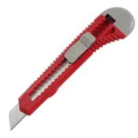 Stationery knife Axent 18 mm, blister, gray-red (6502-А)
