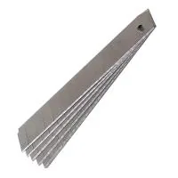 Blades for office knives Delta by Axent 9mm, 10 pcs. in plastic case (polybag) (D6523)
