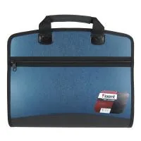 Folder - briefcase Axent A4, 4 compartments, blue metallic (1621-12-А)