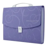 Folder - briefcase Buromax A4/35mm, BAROCCO, violet (BM.3719-07)