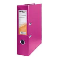 Folder - recorder Delta by Axent PP 7.5 cm, assembled, pink (D1714-05C)