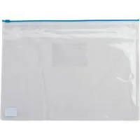 Buromax A5 zipper folder, plastic zipper blue (BM.3947-02)