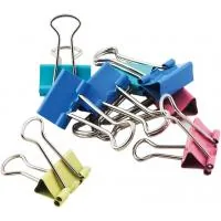 Binder metal Buromax 19mm, 12pcs, color (BM.5355)