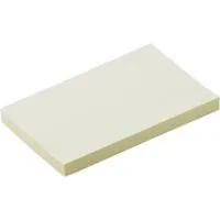 Paper for notes Buromax with adhesive layer 51x76mm, 100sheets, yellow (BM.2311-01)