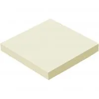 Paper for notes Buromax with adhesive layer 76x76mm, 100sheets, JOBMAX, yellow (BM.2312-01)