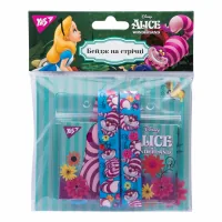 Alice in Wonderland Ribbon Yes Badge (940230)