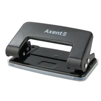 Hole punch Delta by Axent up to 10 sheets metallic black (D3510-01)