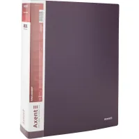 Axent A4 ring binder with 4 rings 700 micron 35 mm Plum (1208-11-A)