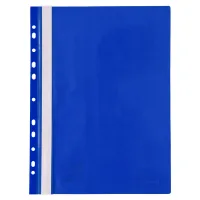 Axent A4 quick-stitch folder with perforation 120/150 microns Blue (1318-02-A)
