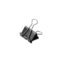 Metal binder Axent 19 mm, 12 pcs, black (4401-A)