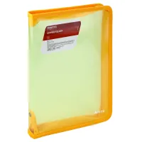 Axent zip folder volume B5 550 micron Transparent Yellow (1802-25-A)