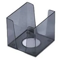 Stand-cube for letters and papers KiP 90x90x90 mm smoky (BOXP-KIP-BK999D)