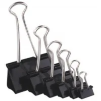 Metal binder H-Tone 41 mm, 12 pcs, black (BIND-HT-JJ40316-41)