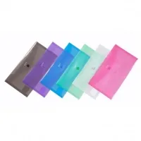 Folder - envelope Comix DL, transparent red (FOLD-COM-A1855-R)