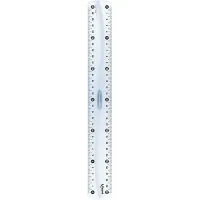 Maped plastic ESSENTIALS ruler, 20 cm, double-sided scale, transparent (MP.146108)