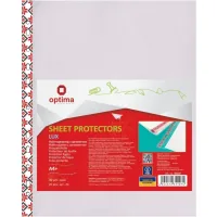 Файл Optima А4+ 40 мкм глянсових з кольоровим орнаментом, 20 штук (O35107)