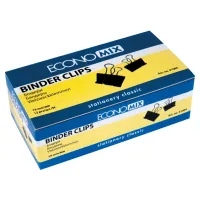 Metal binder Economix 19 mm 12 pcs (E41004)