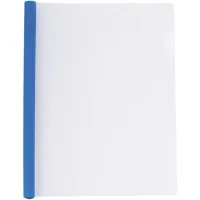 Economix A4 folder with clip bar 15 mm (2-95 sheets), blue (E31211-02)