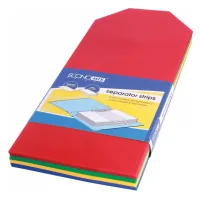 Economix page divider 240x105 mm, plastic, colored, 100 pcs (E30810)