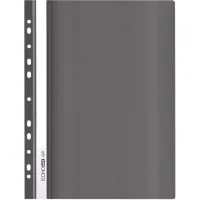 Economix A4 Light quick-stitch folder with perforation, black (E38504-01)
