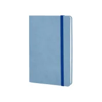 Notebook Optima A5 VIVELLA, soft cover, eraser, white block line, blue (O27104-11)