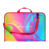 Folder - briefcase Maxi A3 plastic with a zipper Silk (MX30003-07)