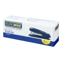 Stapler Buromax plastic, 15 sheets, (staples #10), 111 x 28 x 43 mm, gray (BM.4100-09)