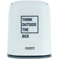 Paper basket Axent Desktop waste container, rectangular, white (2133-21-A)
