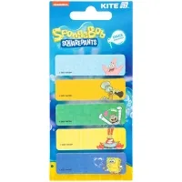 Kite paper bookmark sticker with Sponge Bob pattern, 100 pcs, 5x15x50 mm, rectangular (SB25-480)