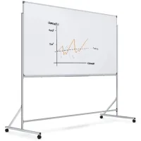 Flipchart Sector double-sided magnetic, chalk 200x100 cm (KM-2010)