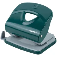 Діркопробивач Axent Exakt-2 металевий, 30арк, Earth colors зелений (3930-30-A)