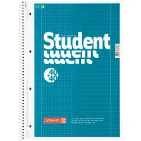 Notebook Brunnen College block A4 DUO, line + cell, 80 sheets (10 679 74)