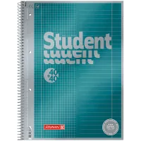 Notebook Brunnen College pad A4 Premium DUO, line + cell, 80 sheets (10-671 74)