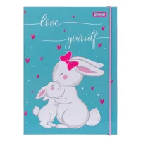 Folder for notebooks September 1 B5 on Bunny rubber band (491834)