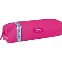 Pencil case Cool For School School Vyshyvanka Classic 1 compartment Pink (CF85545)
