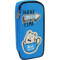 Cool For School pencil case 1 compartment Blue (B-8691-blue)