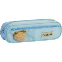Cool For School pencil case 2 compartments with an application Blue (CF6885-lt.blue)