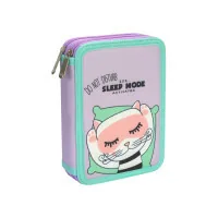 Cool For School pencil case 2 compartments with flaps Pink (CF87275)