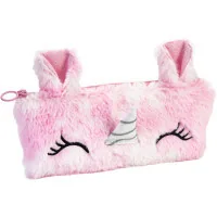 Cool For School pencil case plush 1 compartment pink (CF87068)
