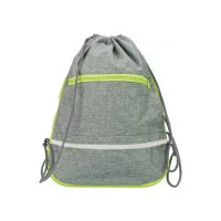 Cool For School Shoe Bag 2 Zippers With Extension Unisex Brown Black (CF85759-30)